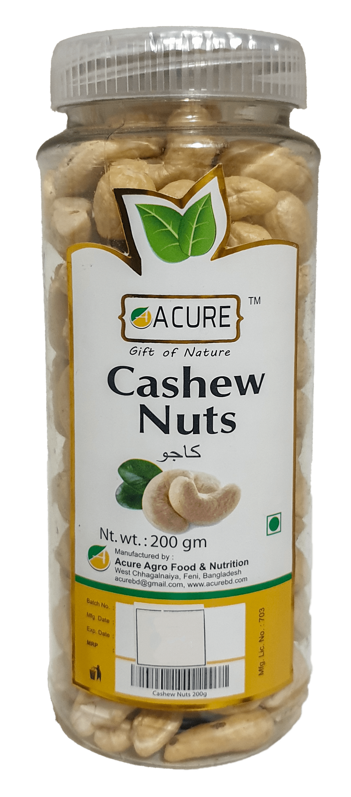 Acure Cashew Nut - 200gm